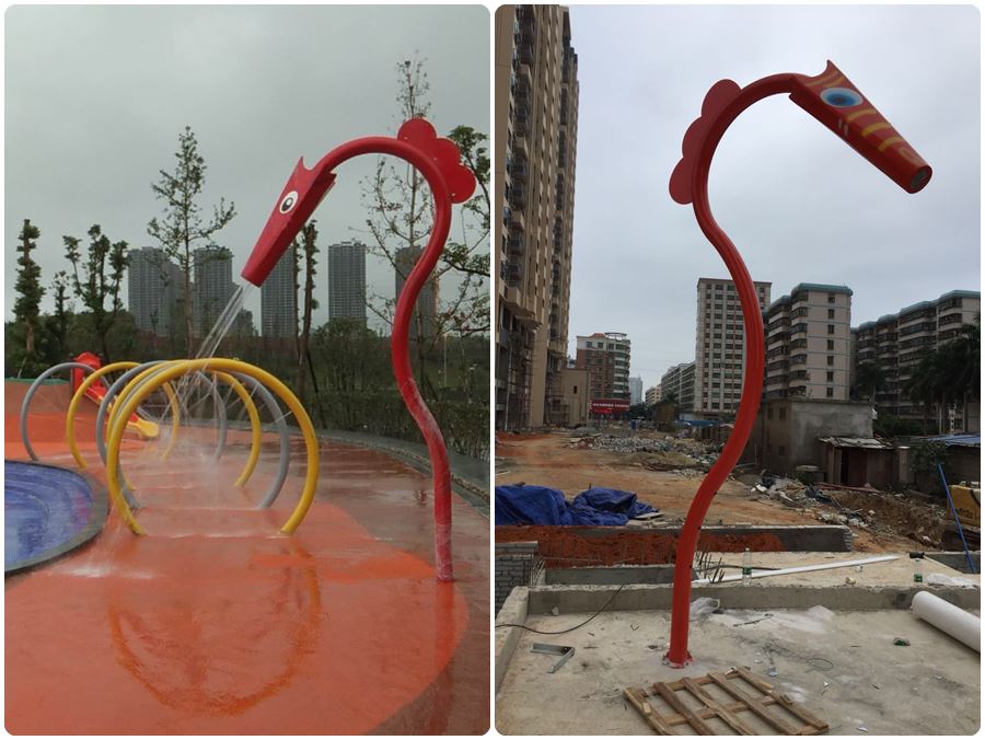 華夏龍戲水小品