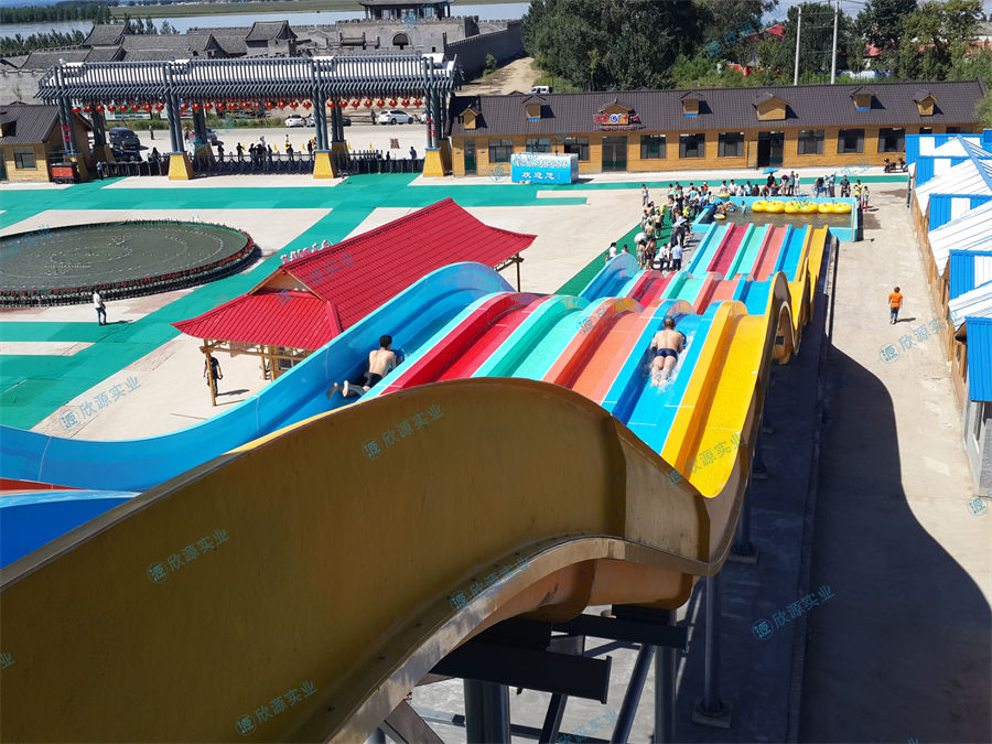 彩虹競速滑梯|大型水滑梯