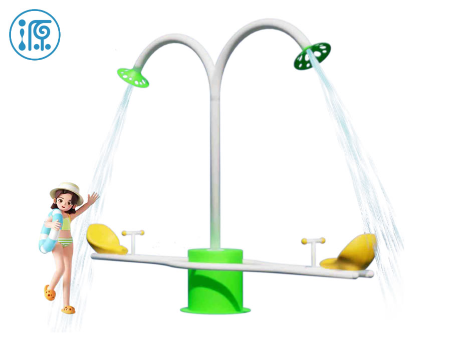 噴水蹺蹺板|戲水小品